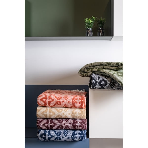 Must ruuduline puuvillane kangas , 140 x 180 cm Mykonos - Euromant-image-2