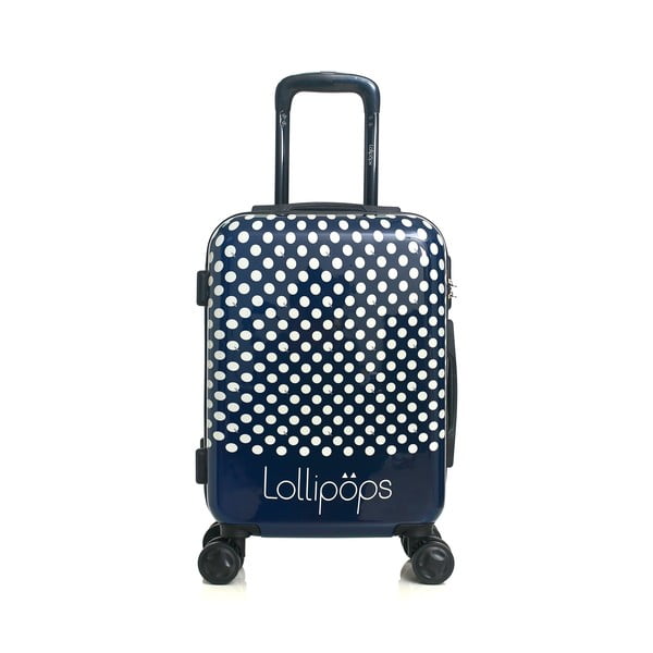 Komplekt sinine 4 ratastega pagas ja kohver Lollipops Penny - LOLLIPOPS-image-3