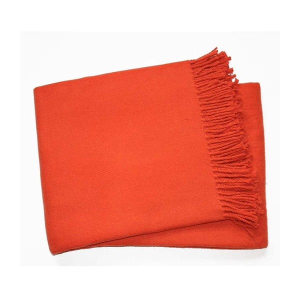 Oranžová deka Euromant Basics, 140 x 180 cm