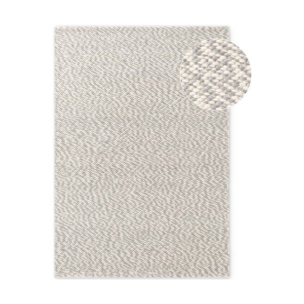 Helehall/kreemikas käsitsi kootud villane vaip 160x230 cm Lyon Beans - Elle Decoration