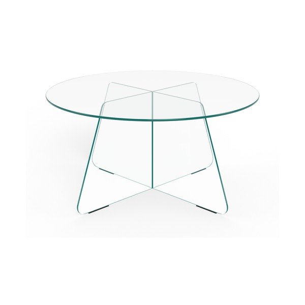 Klaasist ümmargune diivanilaud ø 80 cm Samos - Actona-image-1