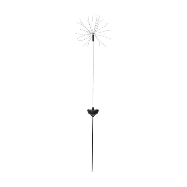 Välitingimustes kasutatav päikesepaneel LED-valgusti valgete LED-idega, kõrgus 100 cm Firework - Star Trading