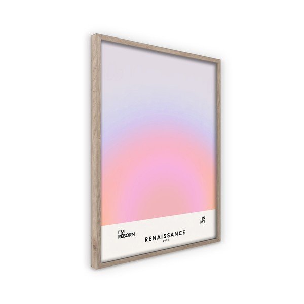 Trükitud pilt raamiga 50x70 cm Soft Nuances - Styler-image-4