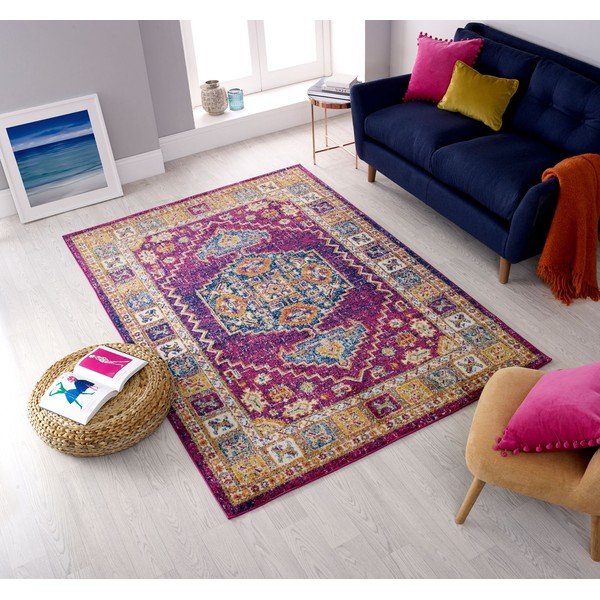 Lilla vaip , 133 x 185 cm Urban Traditional - Flair Rugs-image-4