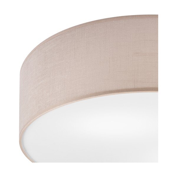 Beež laevalgusti tekstiilist varjuga ø 45 cm Vivian - LAMKUR-image-3
