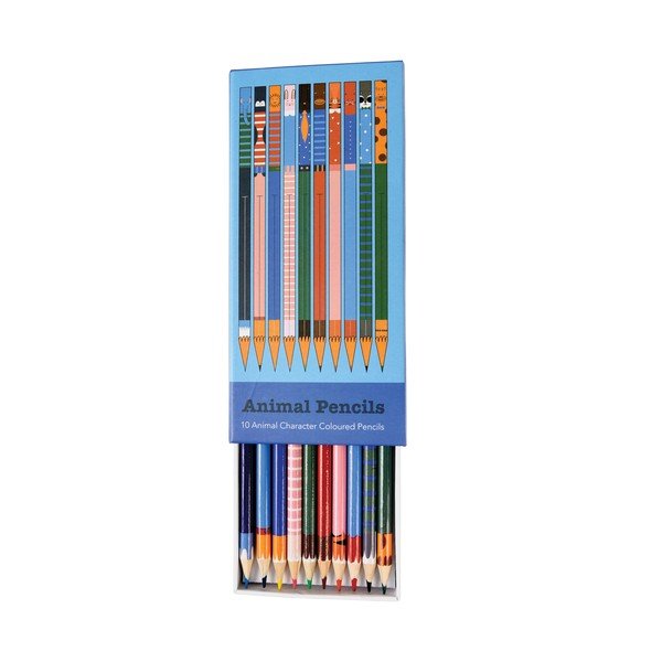 10 värvilise värvilise värvipliiatsi komplekt - Rex London-image-1