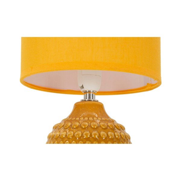 Sinepivärvi keraamiline laualamp tekstiilist varjuga (kõrgus 30,5 cm) Points - Mauro Ferretti-image-4