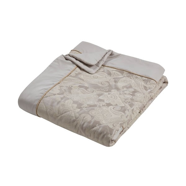 Beež tepitud žakaarkangast voodikate 240x260 cm Opulent Jacquard - Catherine Lansfield