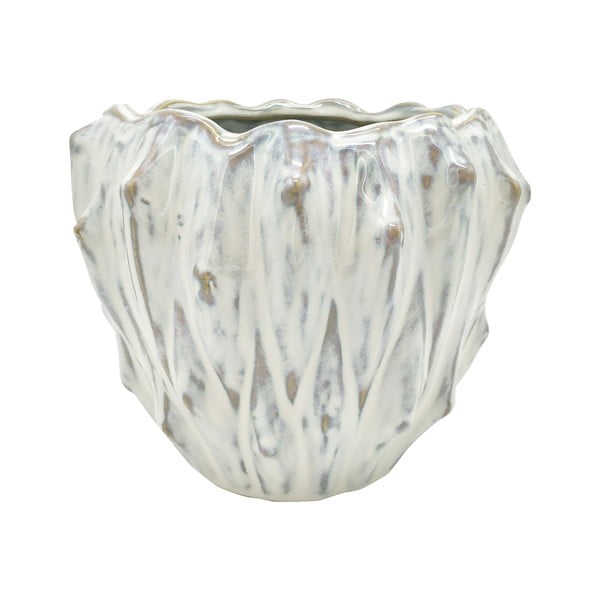 Elevandiluu valge keraamiline pott , ø 16,5 cm Flora - PT LIVING