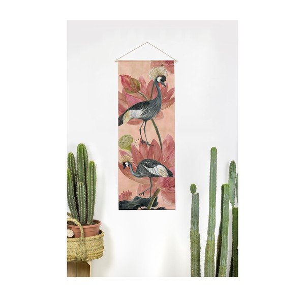 Gobelään 40x155 cm Flores y Gruas – Madre Selva-image-1