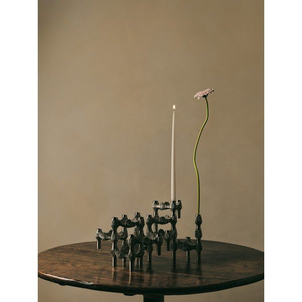 Matt hõbedane metallvaas (kõrgus 10 cm) Quist - STOFF Nagel-image-1