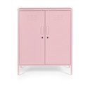 Heleroosa metallist lukustatav kapp 80x101,5x40 cm Cambridge - Yes Everyday
