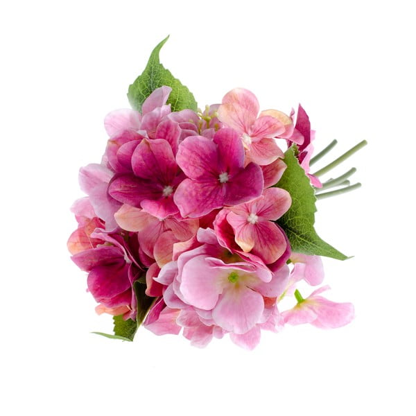 Růžová umělá květina ve stylu hortenzie Dakls