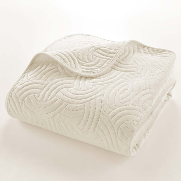 Beež sametist voodikate 220x240 cm Solange - douceur d'intérieur-image-2