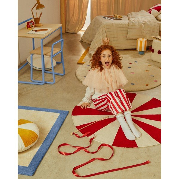 Kreem puuvillane laste vaip ø 100 cm Epifania - Kave Home-image-2