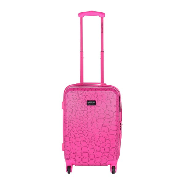 Růžový příruční kufr LULU CASTAGNETTE Willy, 44 l