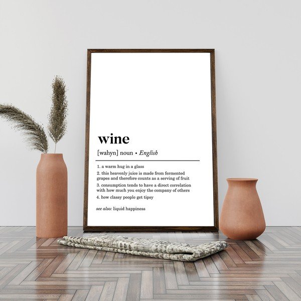 Plakat 50x70 cm Wine - Wallity-image-2