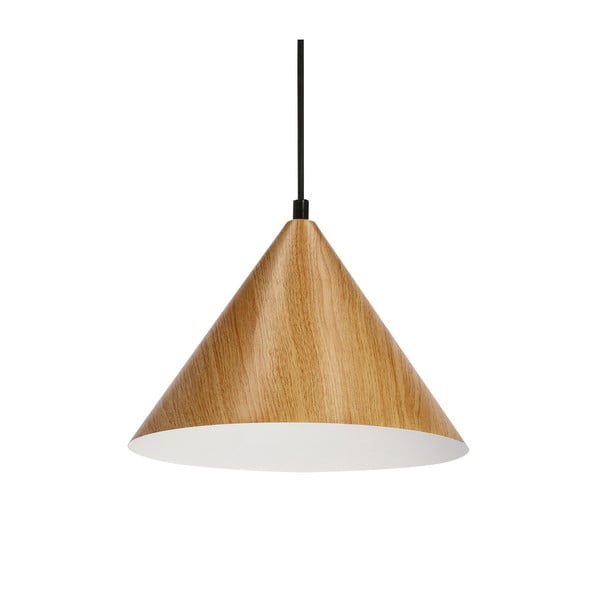 Pruun rippvalgusti klaasist lambivarjuga ø 25 cm Dunca - Candellux Lighting-image-2