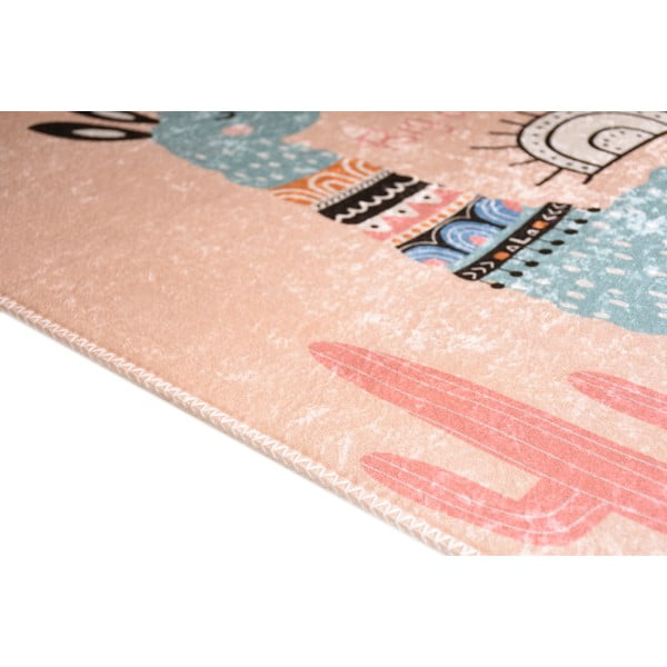 Roosa pestav laste vaip 80x120 cm Big Dreamer Camel - Vitaus-image-2