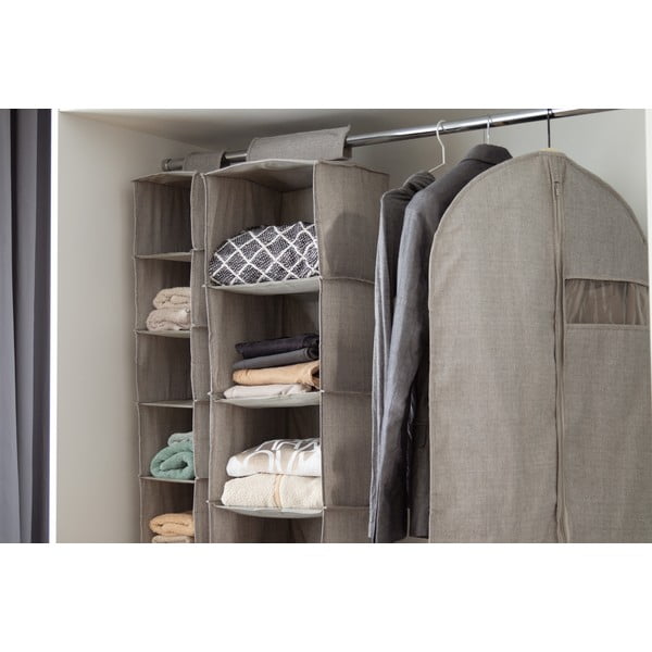 Rippuv riidest korrastaja garderoobile Oxford - Compactor-image-3