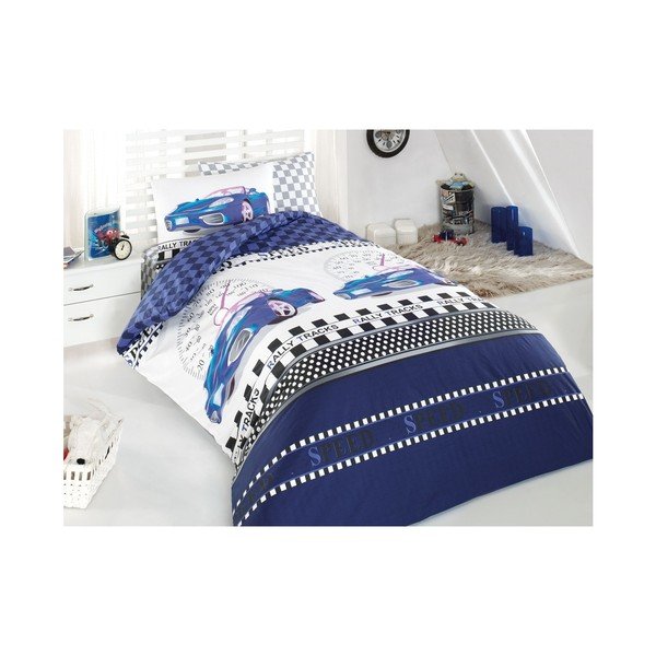 Dětské povlečení s prostěradlem Ferrari, 160 x 220 cm