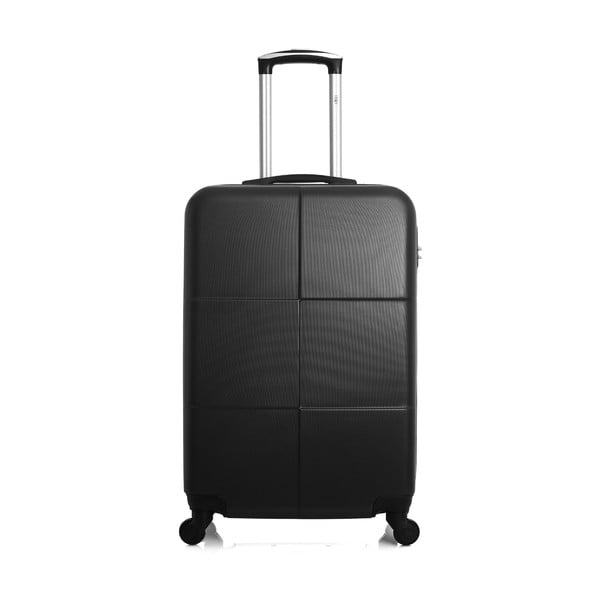 Černý cestovní kufr na kolečkách Hero Coronado, 61 l
