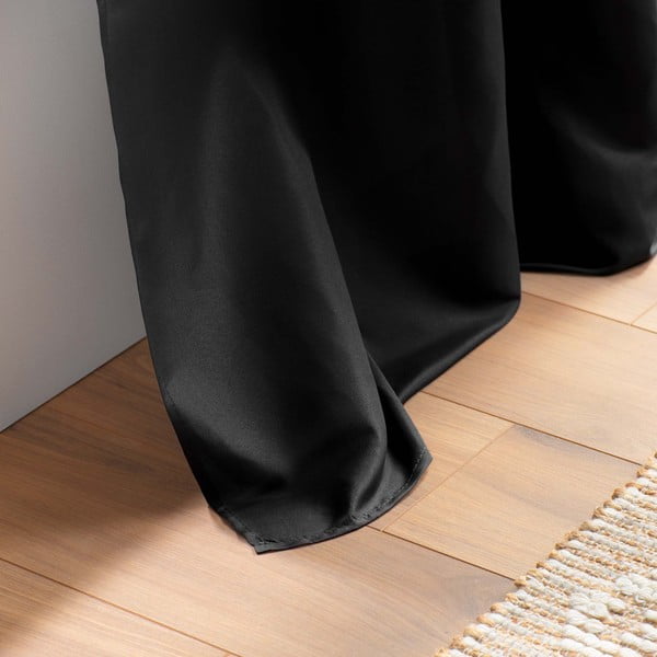 Must mikrokiududest kardin 140x280 cm Absolu - douceur d'intérieur-image-4