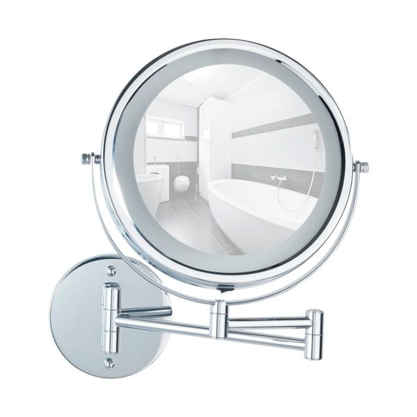 Kosmeetikapeegel valgusega/suurendav ø 17,5 cm – Wenko-image-3