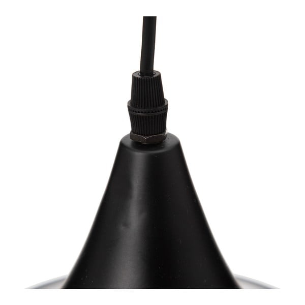 Must rippvalgusti metallist varjuga ø 36 cm - Ixia-image-2