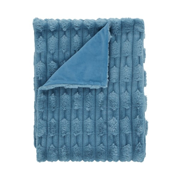 Sinine pleed 150x200 cm Carved Fur - Bianca