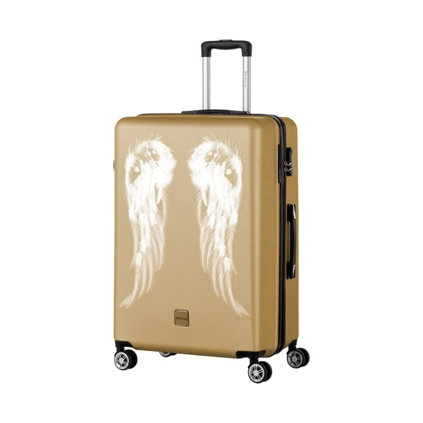 Cestovní kufr ve zlaté barvě Berenice Wings, 107 l