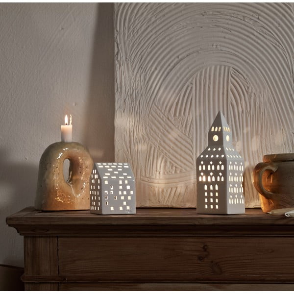 Keraamiline teeküünla hoidja Urbania Lighthouse Church Tower - Kähler Design-image-1