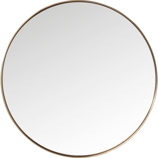 Vase värvi raamiga ümmargune peegel Round Curve, ⌀ 100 cm - Kare Design