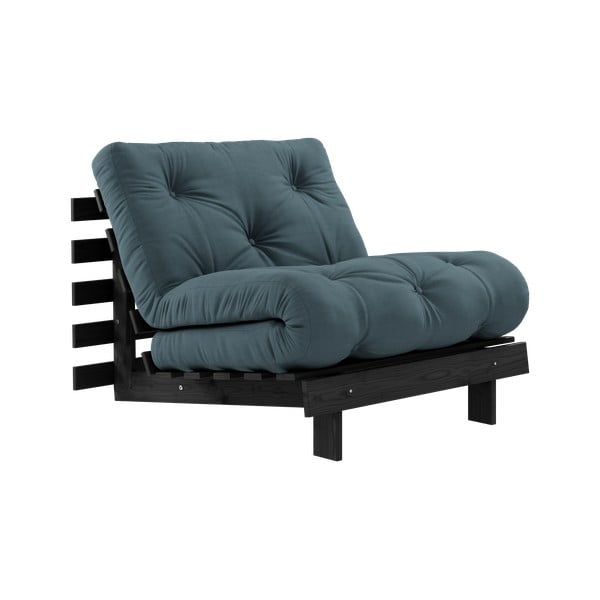 Petrooleumivärvi tugitool Roots Black Night - Karup Design