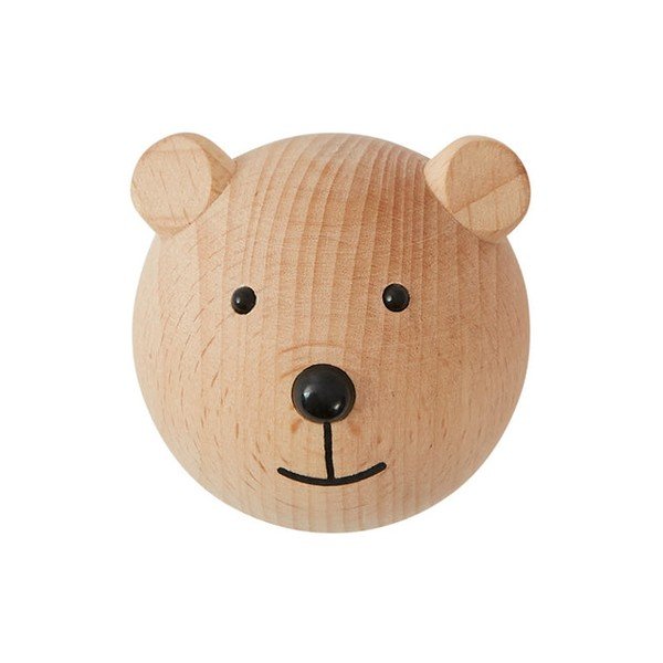 Naturaalsest pöögipuust seinakonks Bear - OYOY Mini