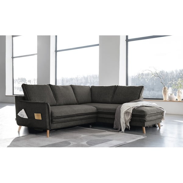 Tumehall nurgadiivanvoodi (parem nurk) Charming Charlie – Miuform-image-3