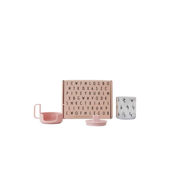 Pink Baby Mug Grow With Your Cup Grow with Your Cup - Design Letters-image-3