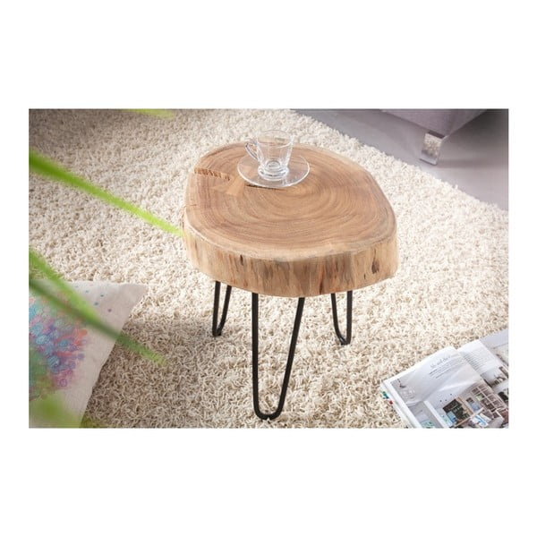 Příruční stolek z masivního akáciového dřeva SOB