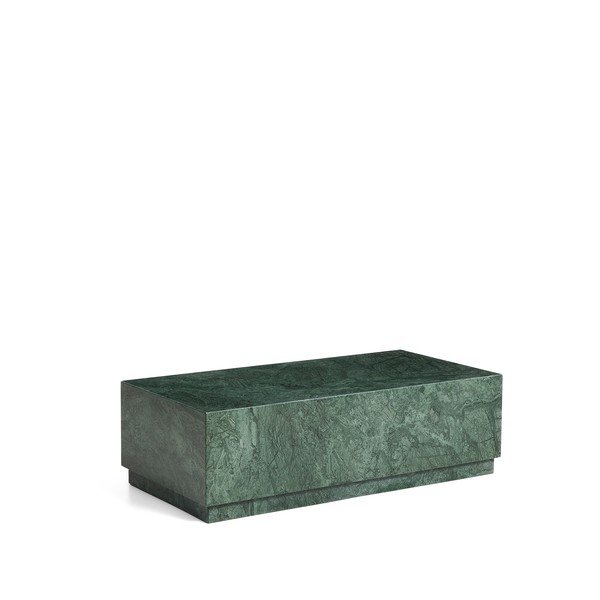 Roheline marmorist kohvilaud 50x100 cm Sorein - Kave Home