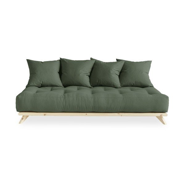 Diivan Natural Clear/Olive Green Senza - Karup Design