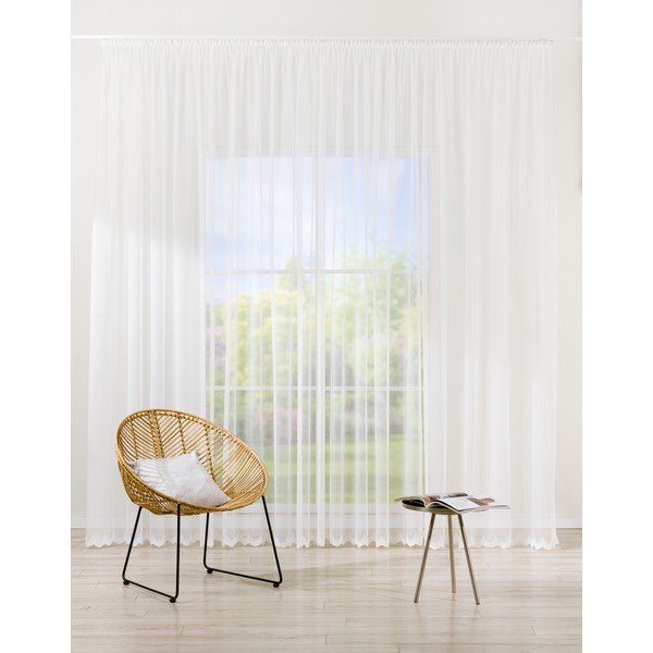 Valge kardin 140x245 cm Como - Mendola Fabrics-image-1
