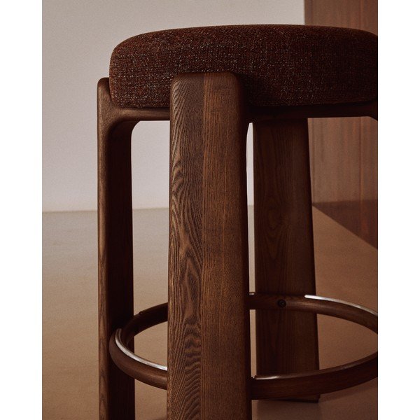 Pruun saarepuidust baaritool (istme kõrgus 65 cm) Granite - Kave Home-image-3