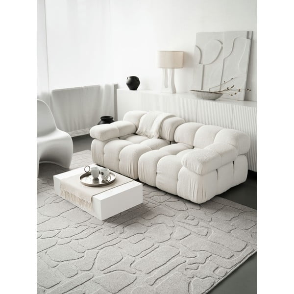 Helehall villane vaip 133x190 cm Morphic Dunes - Agnella-image-1