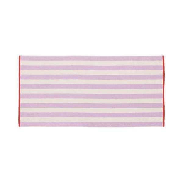 Frotee puuvillane vannirätik lavendli/kreemika värvi 70x140 cm Gobo - noo.ma-image-2