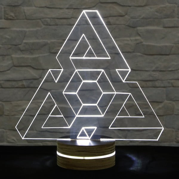3D stolní lampa Triangle I