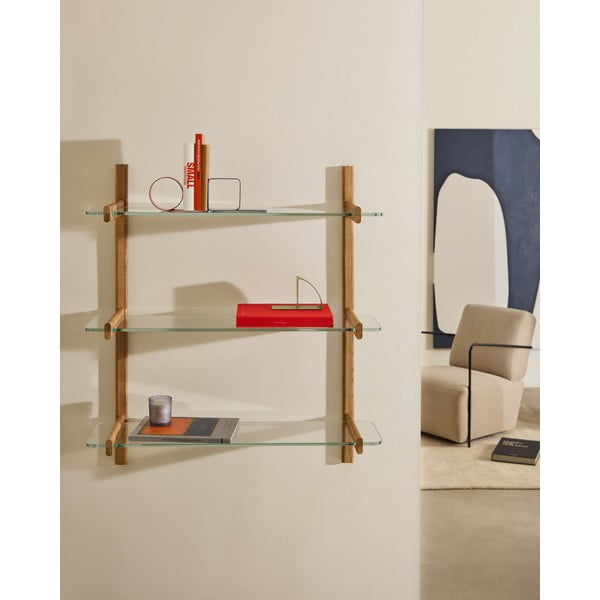 Klaasist moodul-riiulite süsteem 90x98x30,5 cm Sitra - Kave Home-image-1