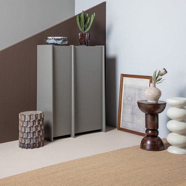 Ümmargune mangopuidust abilaud ø 46 cm Emel - WOOOD-image-2