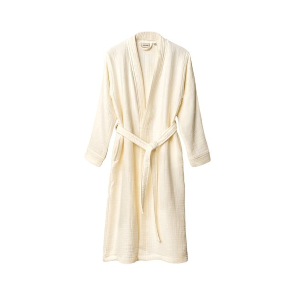 Kreem musliinist hommikumantel, suurus S/M Kimono - Foutastic