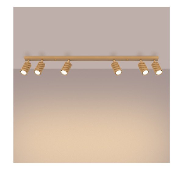 Kuldne laevalgusti 6,5x117 cm Gleam - Sollux-image-2