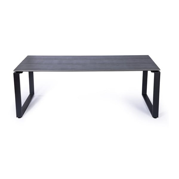 Komplekt 4 rotangist söögitooli Gabriela ja must laud Strong - Bonami Essentials-image-1